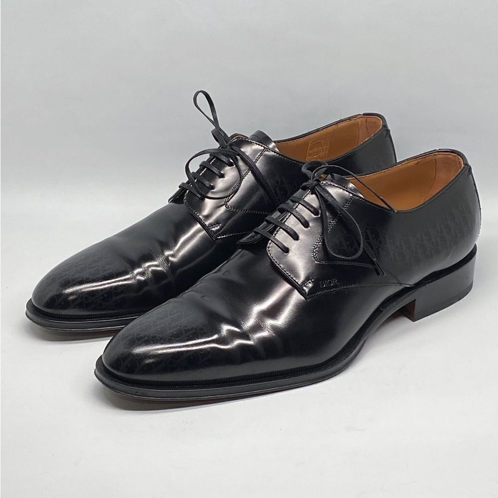 Dior Timeless Derby Shoe with Gray and Black Dior Oblique Gradient size 42 - Picture 3 of 16